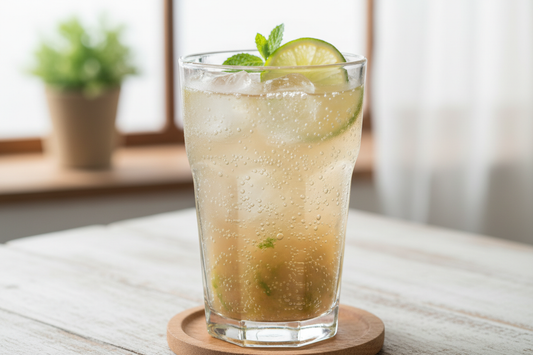 「０塩・梅ピューレ」と炭酸水の相性